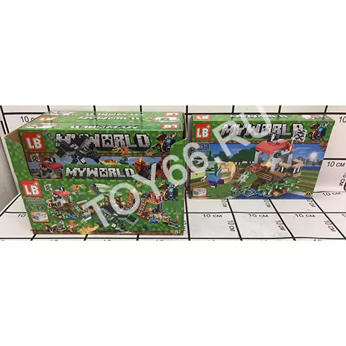 Конструктор Герои из кубиков 4 шт. в блоке LB544-1