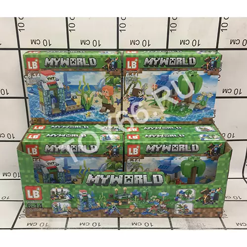 Конструктор Герои из кубиков 8 шт. в блоке LB553-1