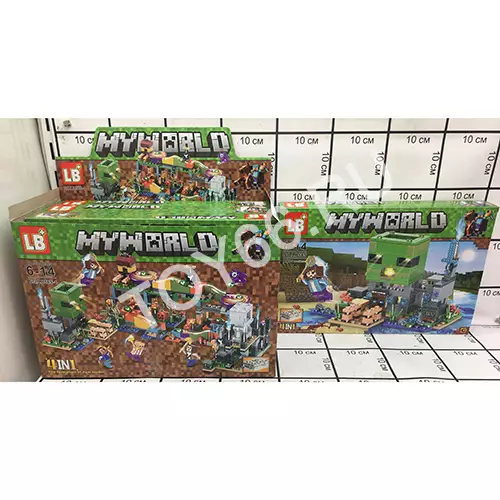 Конструктор Герои из кубиков 4 шт. в блоке LB565-1