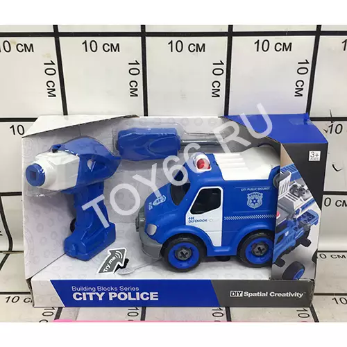 Машинка Конструктор с шуруповертом LM8022-LM8023