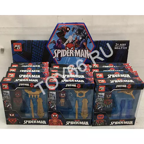 Фигурка супергерой 12 шт в блоке LT131