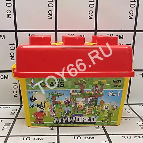Конструктор Мой Мир 465 дет. LX-A051