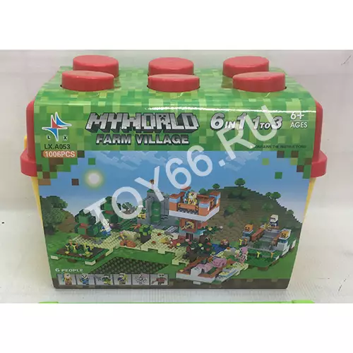 Конструктор Герои из кубиков 1006 дет. LXA053