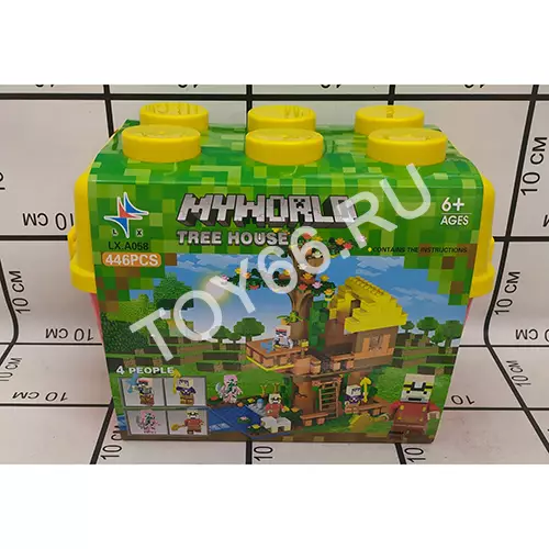 Конструктор герои из кубиков 446 дет. LXA058