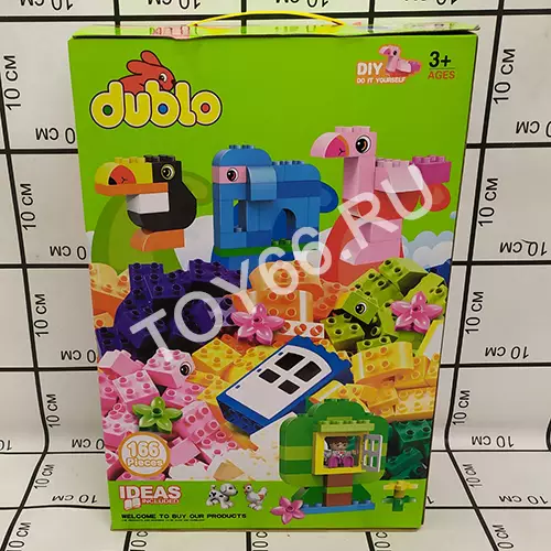 Конструктор для малышей 3+ 166 дет. LXA822