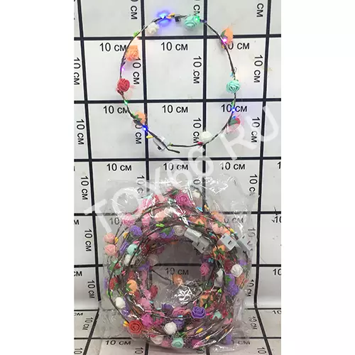 Цветочки со светом 20 шт в блоке M185