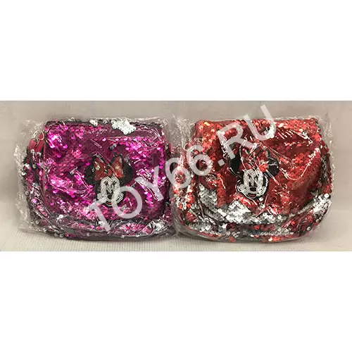 Сумочка с пайетками 12 шт. в блоке MD-1712