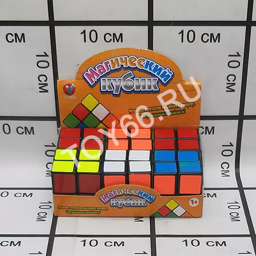 Кубик-рубик 6 шт в блоке PK20422