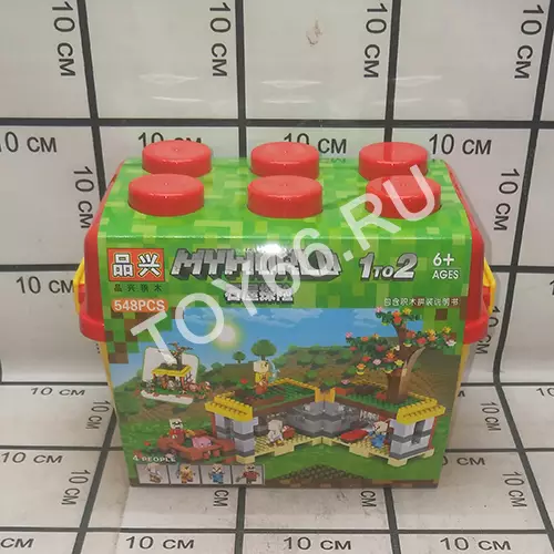 Коснтруктор герои из кубиков 548 дет. PX054