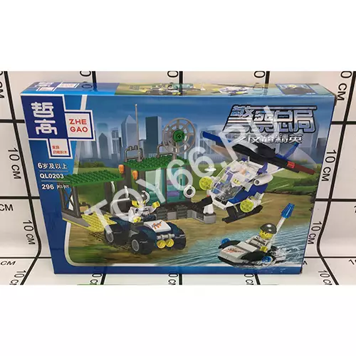 Конструктор Город 296 дет. QL0203