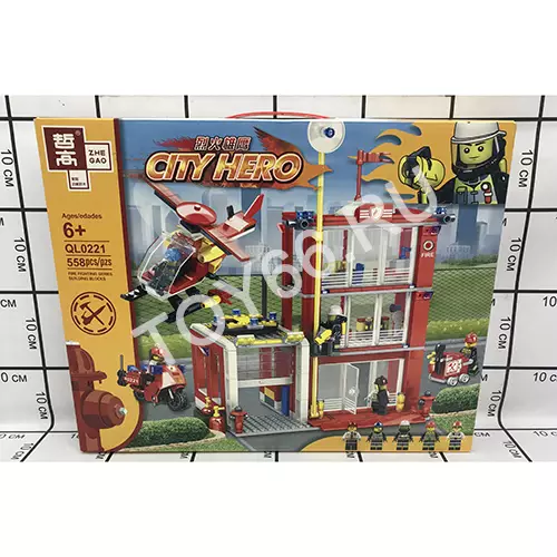 Конструктор Город спасателей 558 дет. QL0221