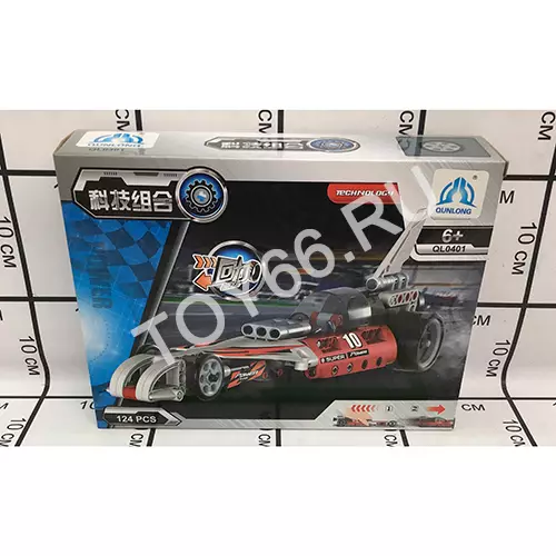 Конструктор Гонки 124 дет QL0401
