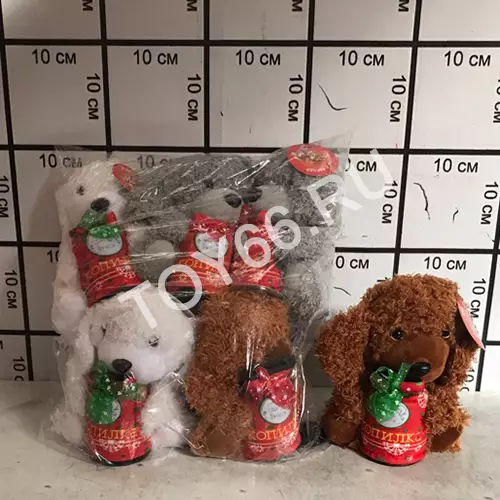 Собачка-Копилка (муз) 6 шт в уп. SF49-17