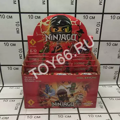 Конструктор Ниндзя 12 шт в блоке SL8936A
