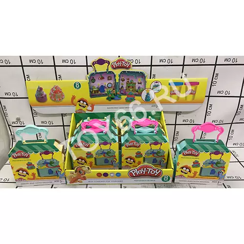 Масса для лепки чемодан 8 шт в блоке SM8036