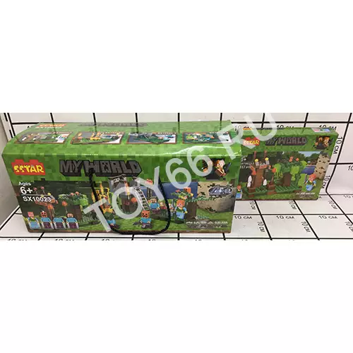 Конструктор Герои из кубиков 8 шт. в блоке SX10023