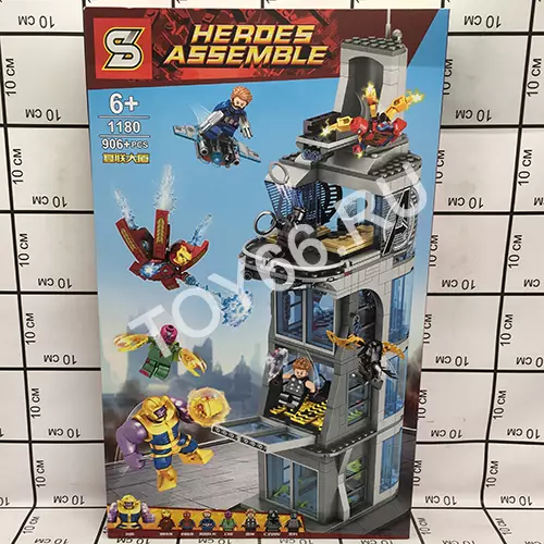 Конструктор Супергерои 906 дет. SY1180 Конструктор Супергерои 906 дет. SY1180