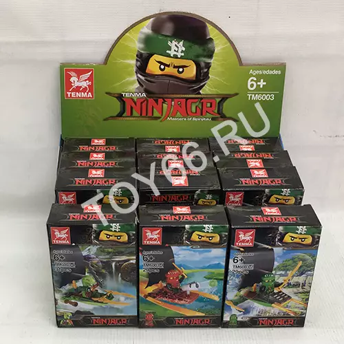 Конструктор Ниндзя 12 шт. в блоке TM6003