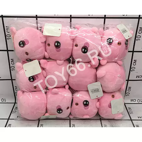 Мягкие игрушки Свинки 12 шт. в блоке XJ-1737