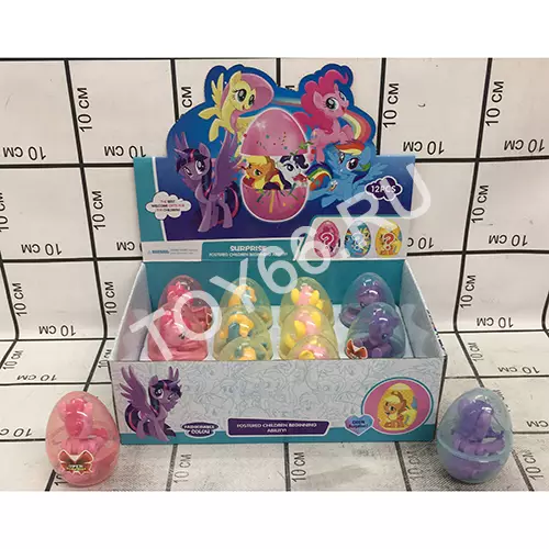Пони в яйце 12 шт. в блоке XM-670