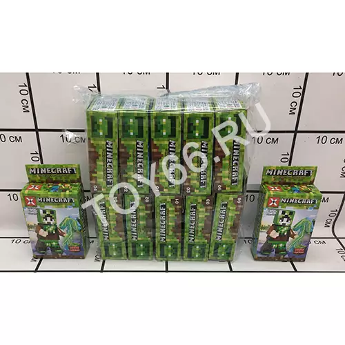 Конструктор Герои из кубиков 12 шт. в блоке XY18002