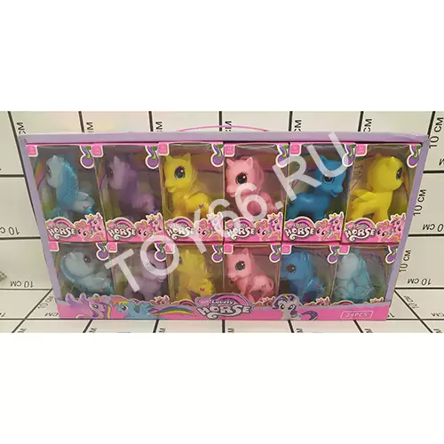 Пони 24 шт в блоке Y8010-1