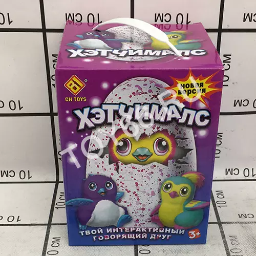 Пингвинёнок интерактивный в яйце YBG-302-CH302