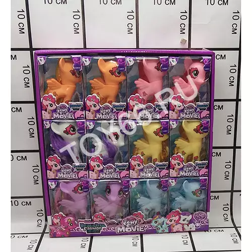 Пони 12 шт в блоке YF015