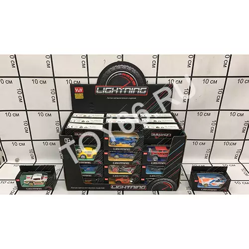 Модельки машин (металл) 48 шт. в блоке YU7214B