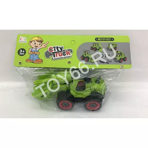 Машинка конструктор с отвёрткой 005A