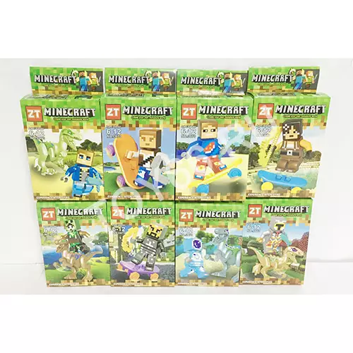 Конструктор Герои из кубиков 8 шт. в блоке 0870