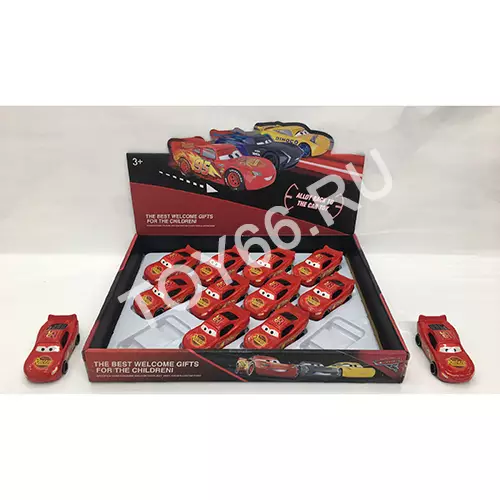 Машинки Тачки 12 шт. в блоке 1311