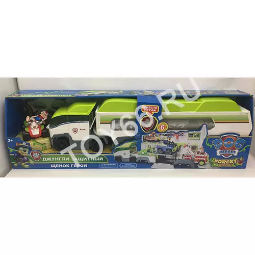 Собачки Грузовик парковка Джунгли 2028