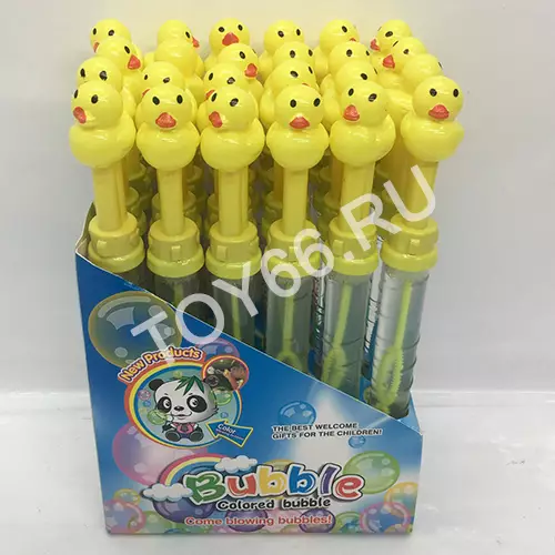 Мыльные пузыри Уточки 24 шт. в блоке 2703