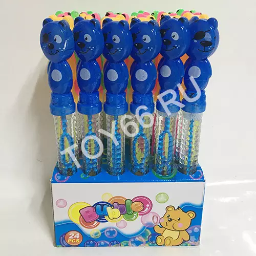 Мыльные пузыри Мишка 24 шт. в блоке 2801