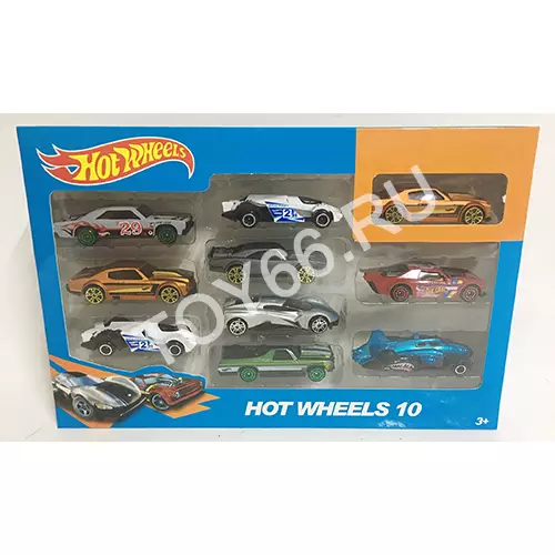 Модельки Хот Вилс 10 шт. в наборе 324-43