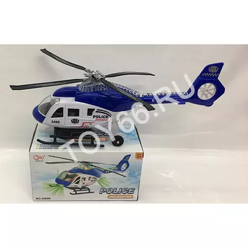 Вертолет на батарейках свет звук 3488B