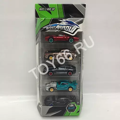 Машинки SpiritArriow 5 шт в наборе 851