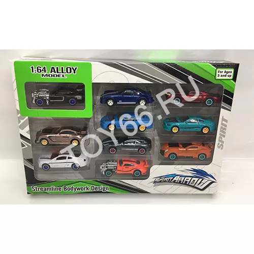 Машинки SpiritArriow 10 шт в наборе 871