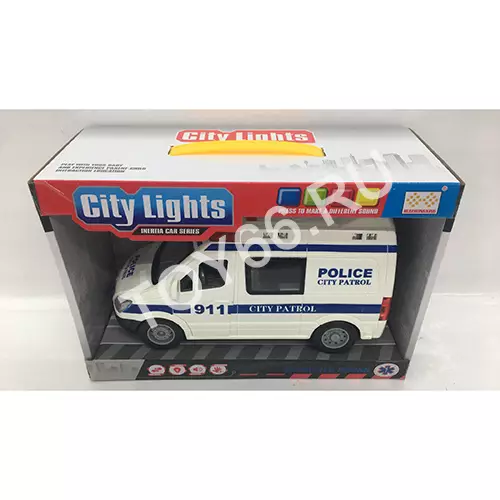 Машина полицейская (свет, звук, инерция) 89-1177