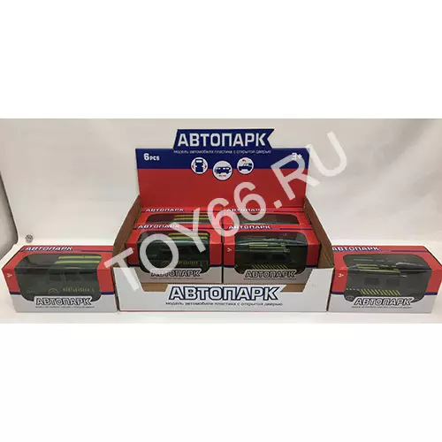 Машинки Военные Автопарк 6 шт. в блоке J1808