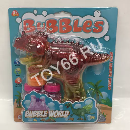 Пистолет с мыльными пузырями динозавр JD678 Пистолет с мыльными пузырями динозавр JD678