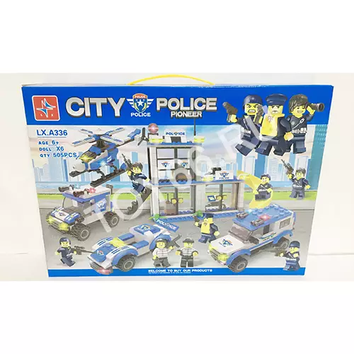 Конструктор Полиция 505 дет. LXA336