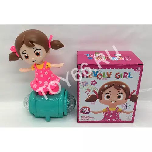 Музыкальная игрушка Девочка (вращается) ZX378