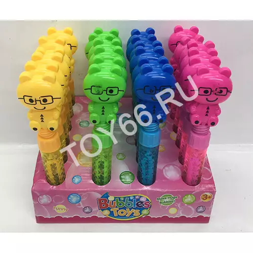 Мыльные пузыри Баббл Той 24 шт. в блоке 0130G