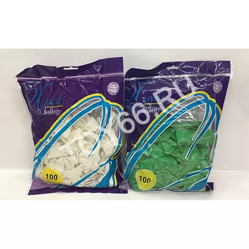 Воздушные шары 100 шт. в уп. 1500-2