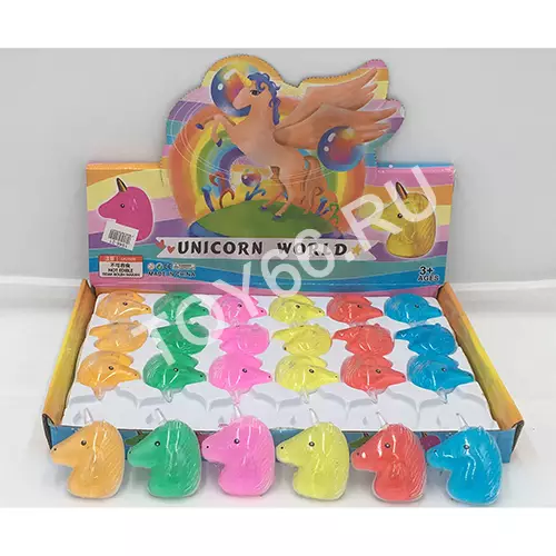 Слайм Единорог 48 шт. в блоке 1946-21-960 Слайм Единорог 48 шт. в блоке 1946-21-960