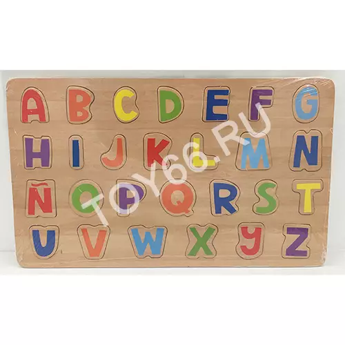 Деревянные пазлы Английский алфавит 2568-15