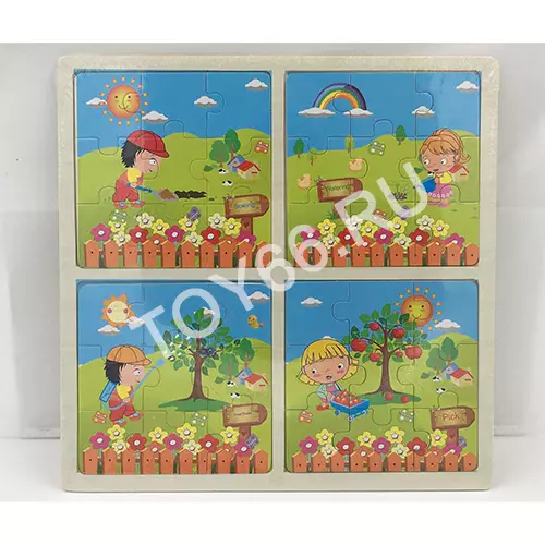 Логика-игрушка Пазл (дерево) 2568-19