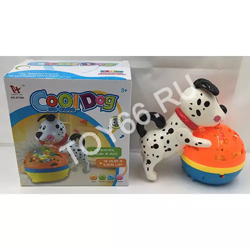 Собака на батарейках (свет, звук) 2739A
